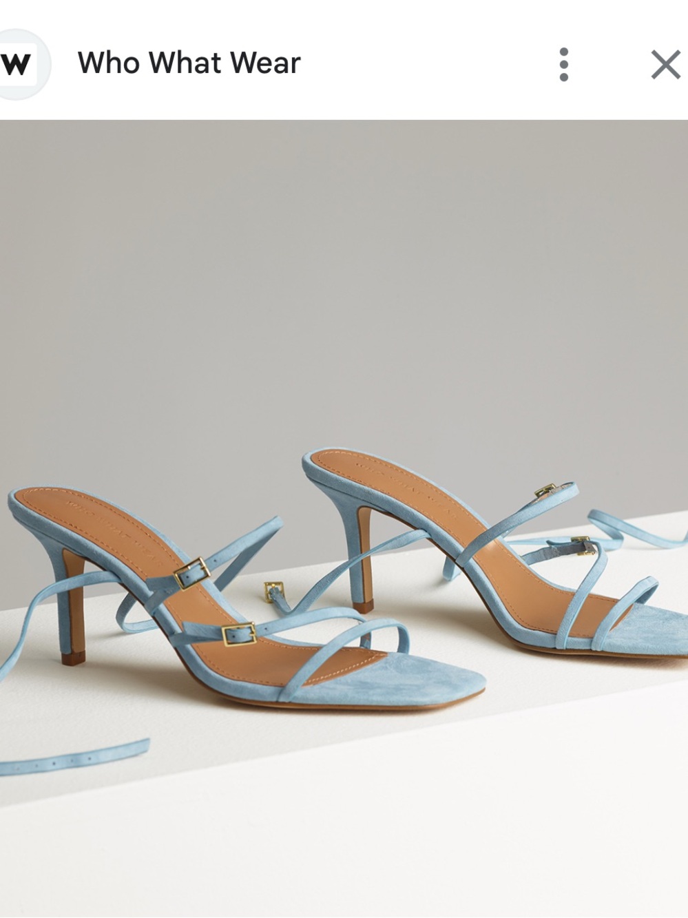 Never Worn Who What Wear Leather Sandals